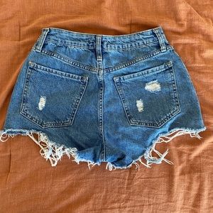 High rise booty shorts